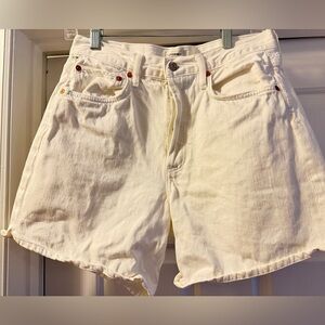 Citizens of Humanity White Jean Shorts size 27
